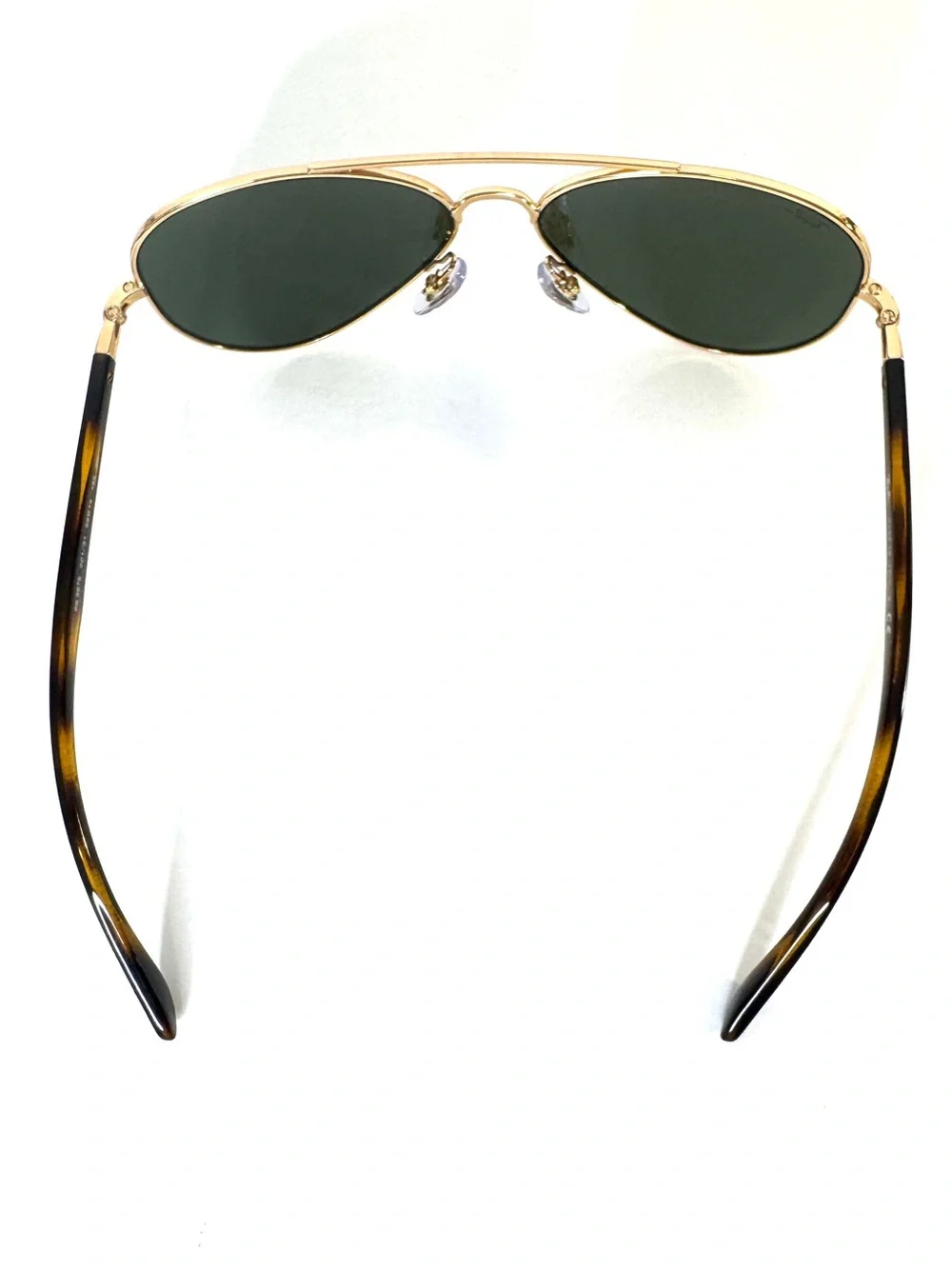 RAY BAN RB 3675 Sunglasses NEW Arista Gold / Green Made in Italy